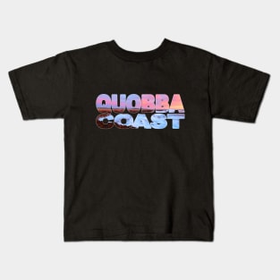 QUOBBA COAST - Western Australia Sunset Big Waves Kids T-Shirt